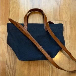 Madewell canvas small zip-top transport crossbody
